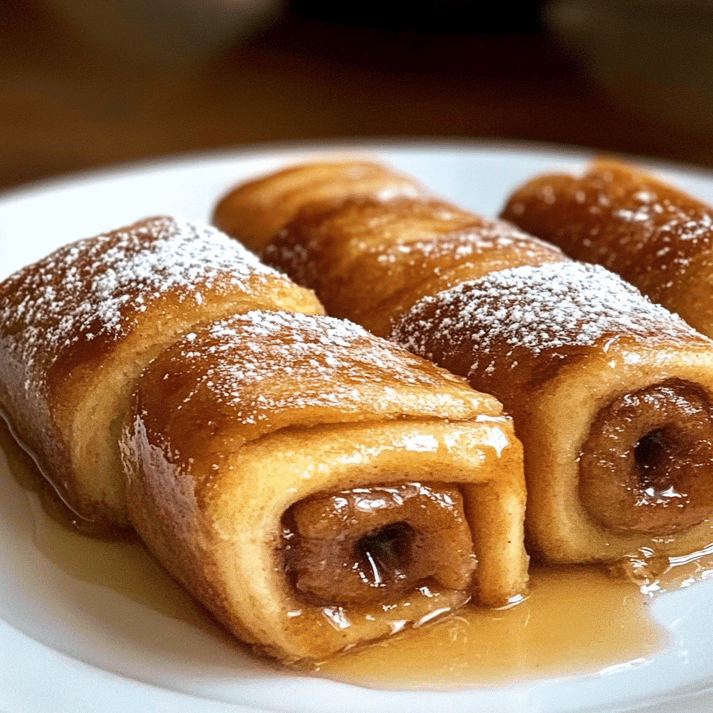 Cinnamon Roll French Toast Roll-Ups