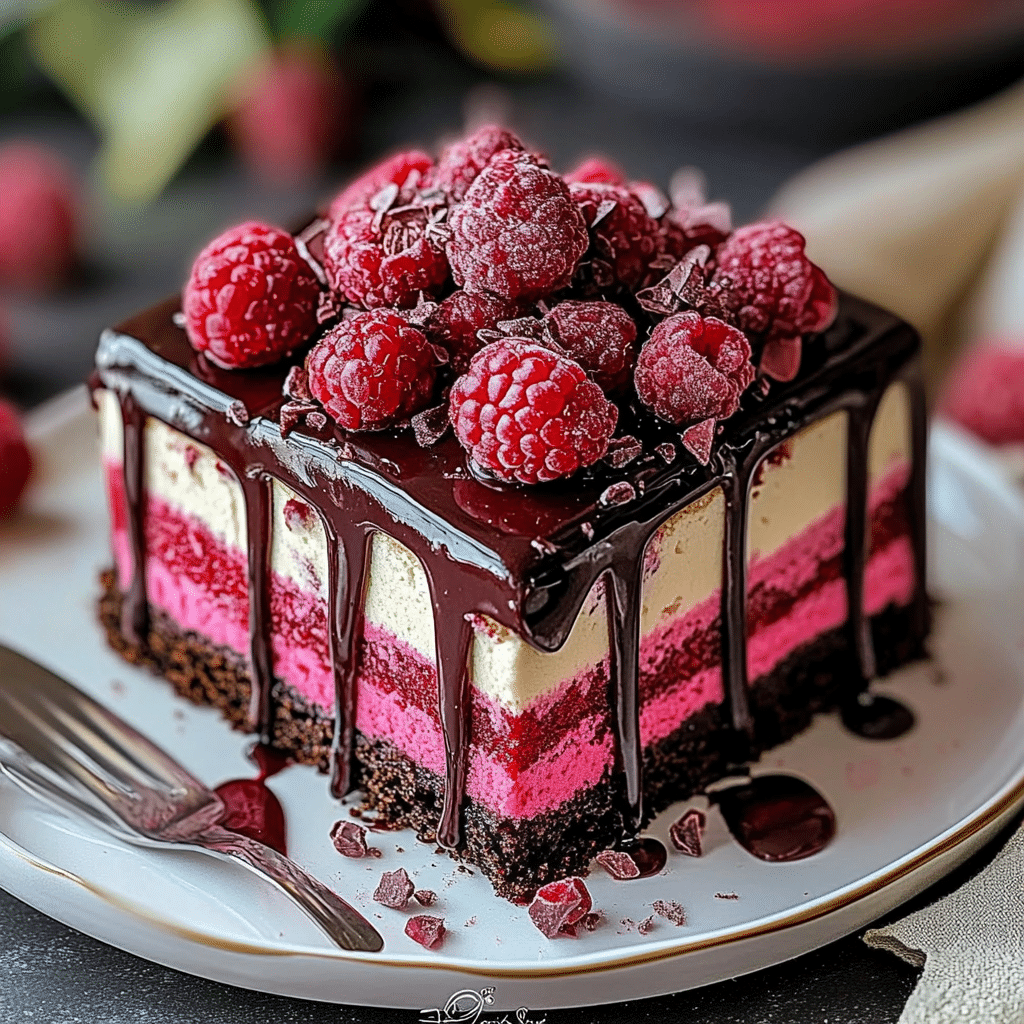Chocolate Raspberry Drip Cake