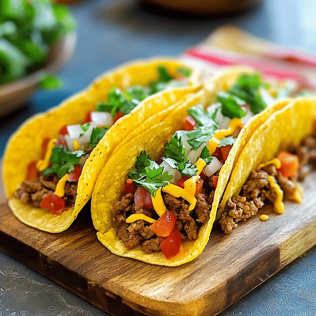 Homemade Beef Tacos