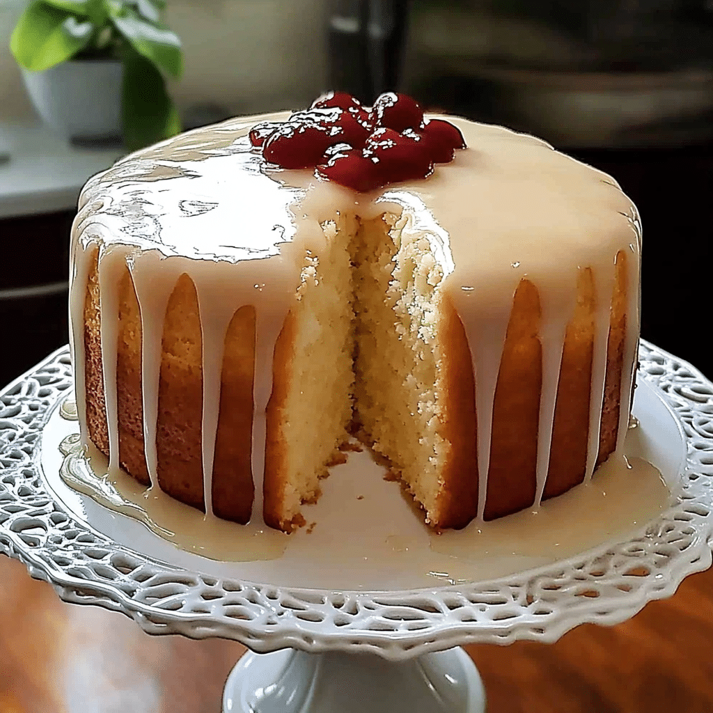 Homemade Vanilla Buttermilk Pound Cake