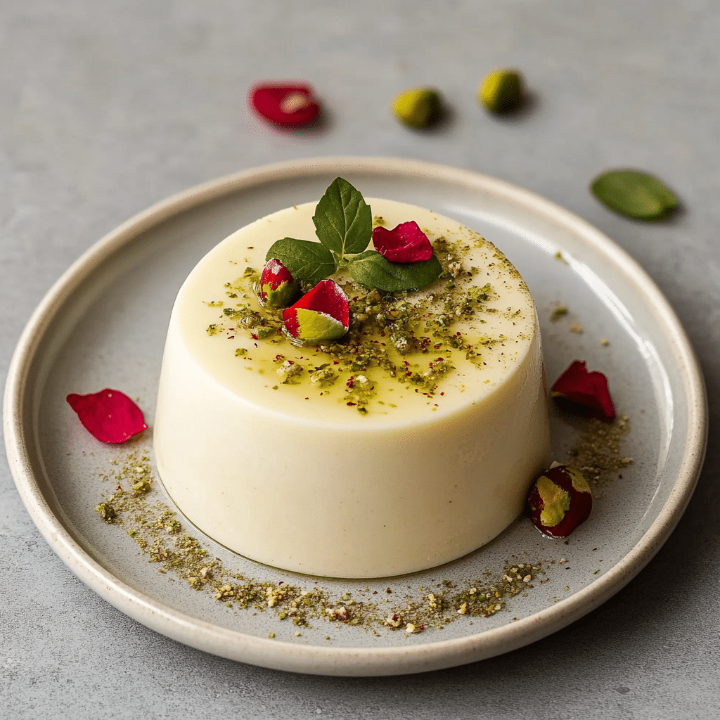 Silky Pistachio Panna Cotta Recipe