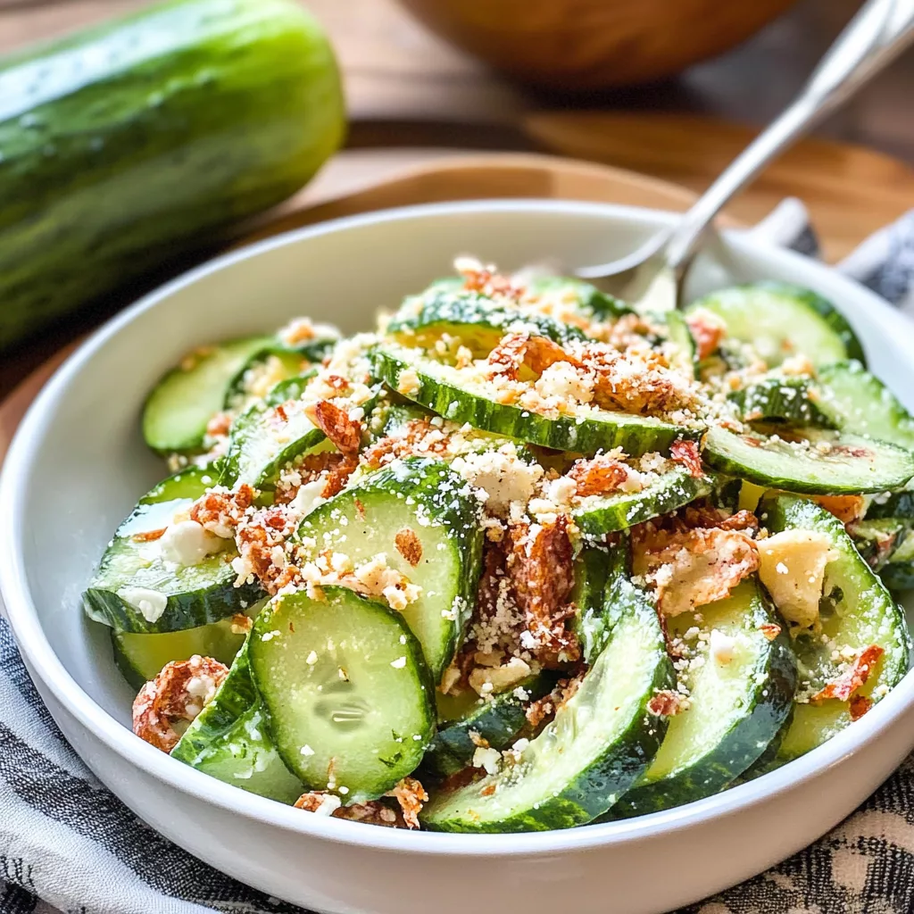 Cucumber Caesar Salad