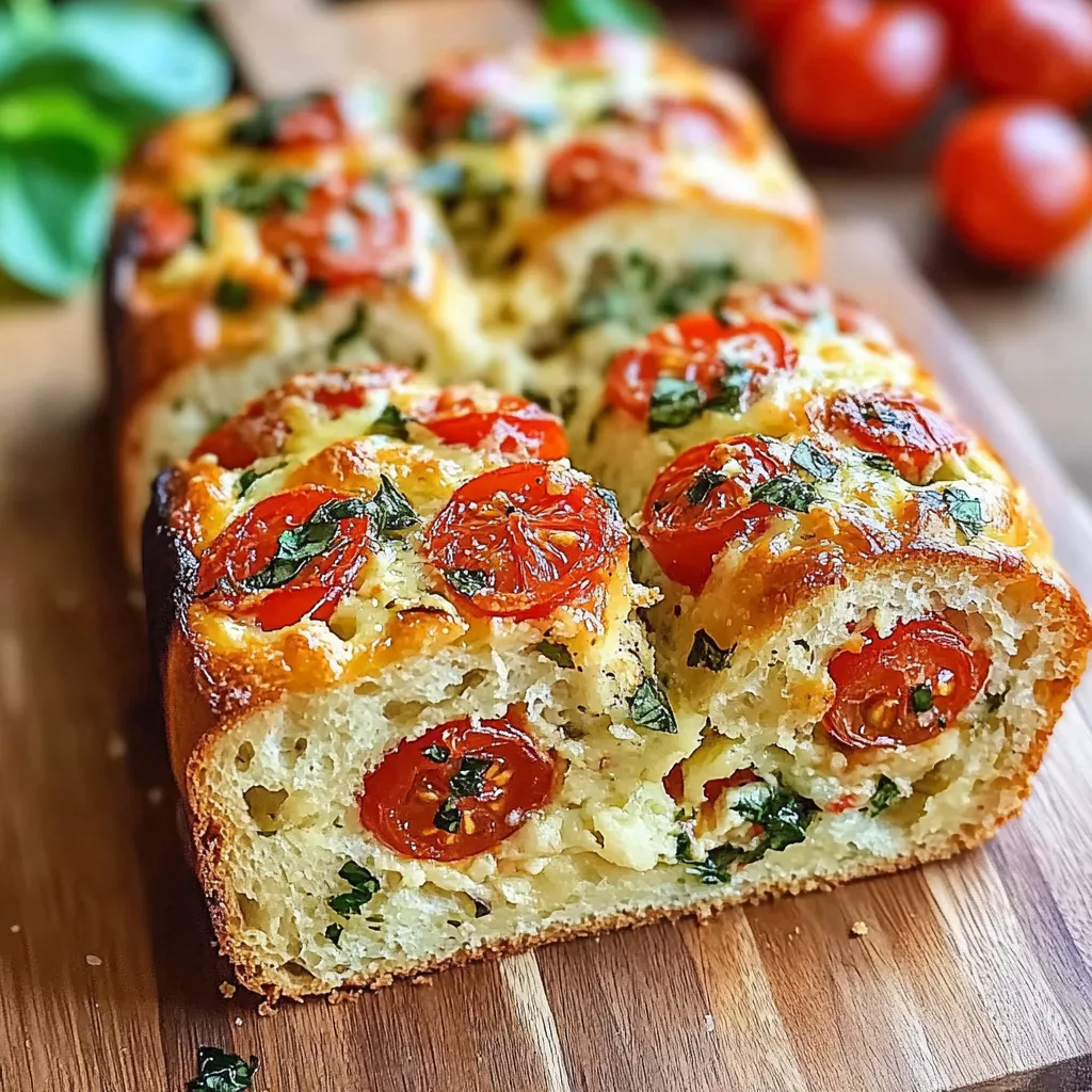 Savory Caprese Bread