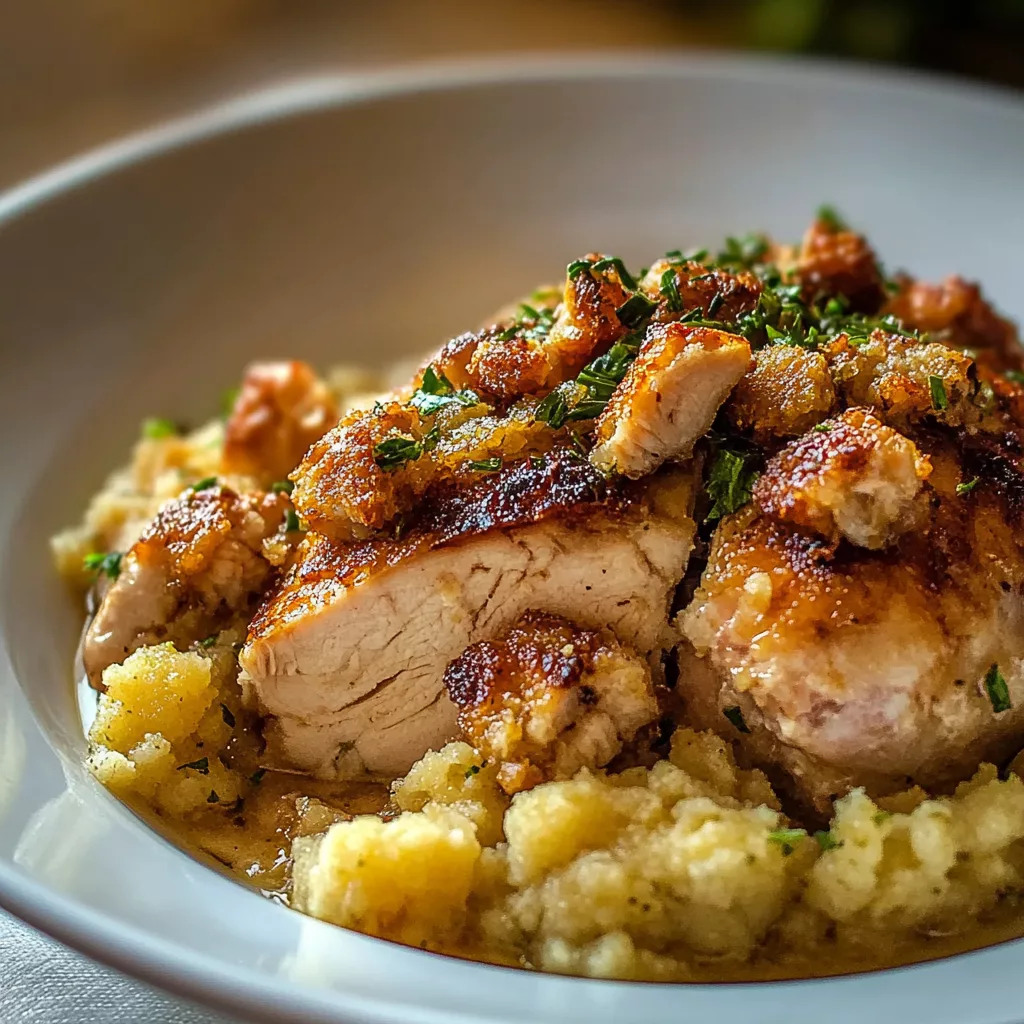 Slow Cooker Chicken with Stuffing
