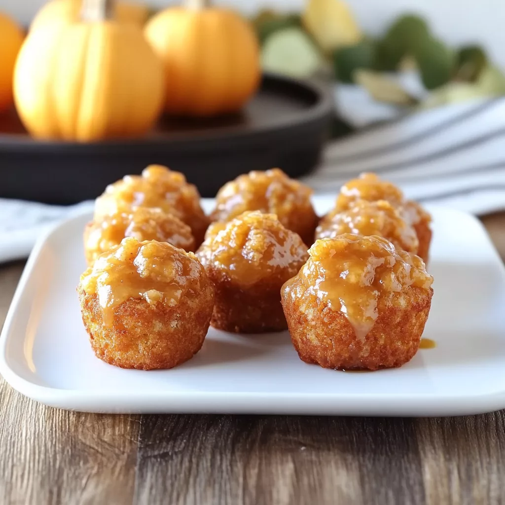 Baked Pumpkin Fritter Bites
