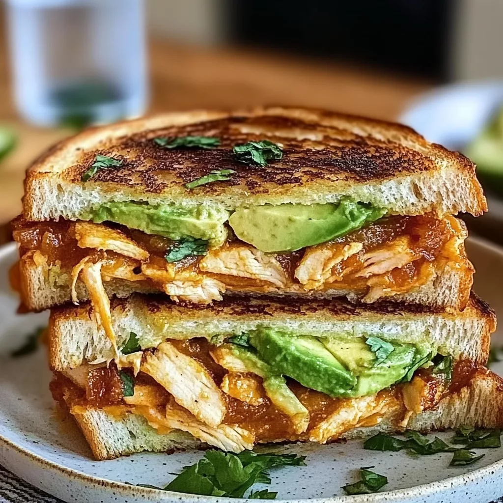 Chicken Avocado Melt Sandwich