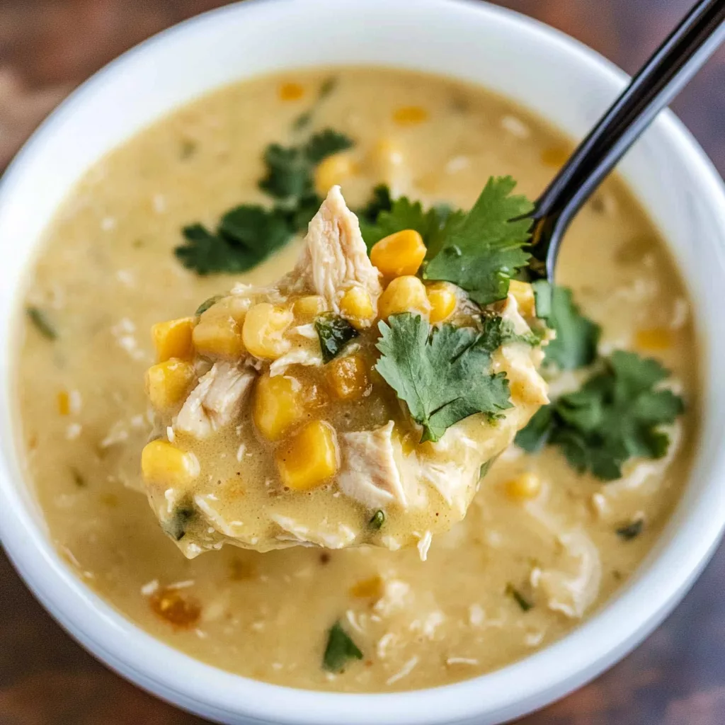 Green Chile Chicken Enchilada Soup
