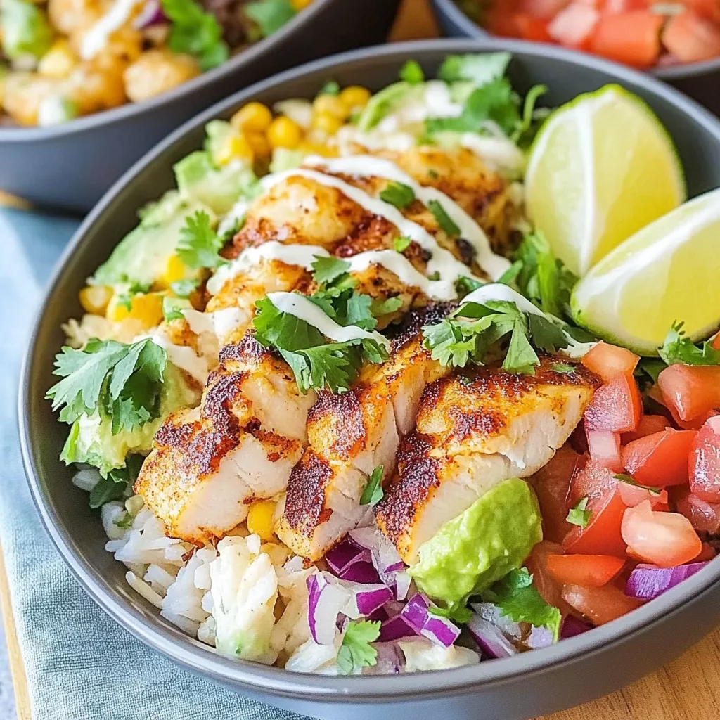 Low Carb Fish Taco Bowls
