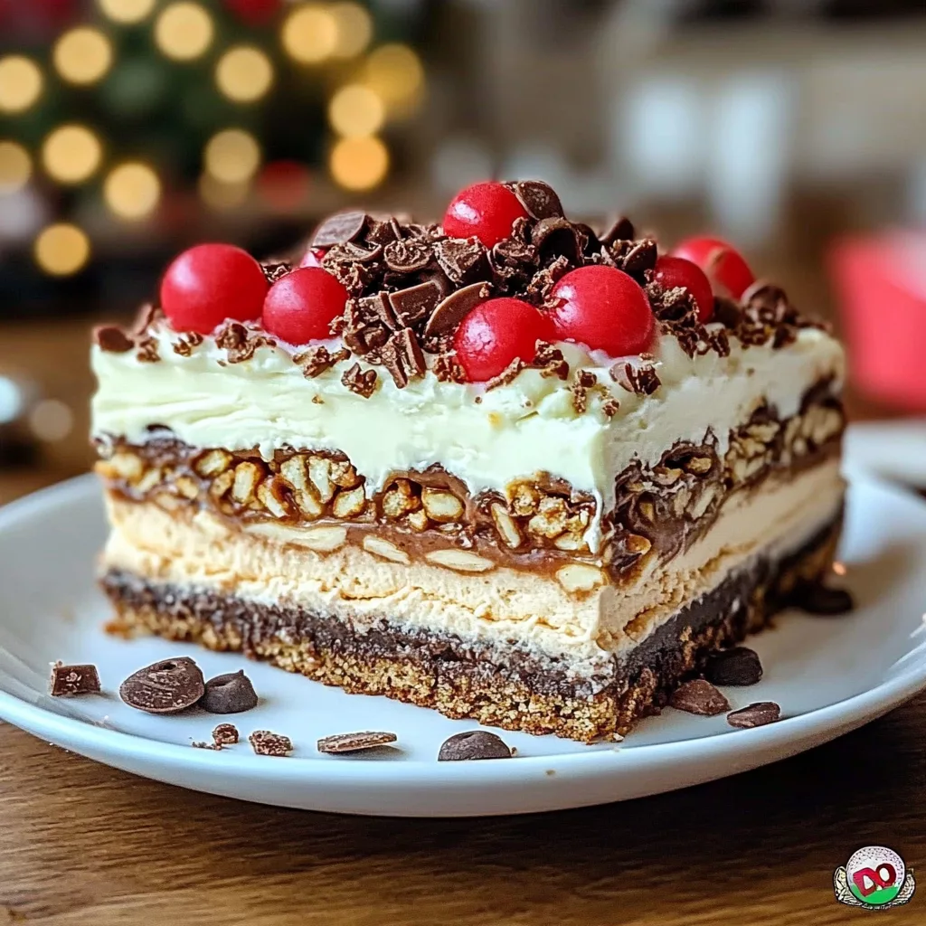 No-Bake Cookie Lasagna