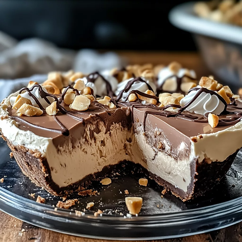 No-Bake Cream Cheese Peanut Butter Pie