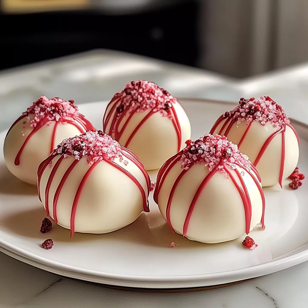 Strawberry Cheesecake Truffle Balls