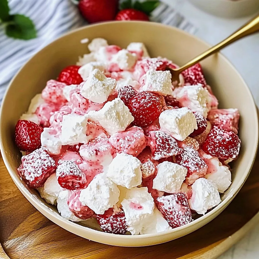 Strawberry Shortcake Fluff Salad