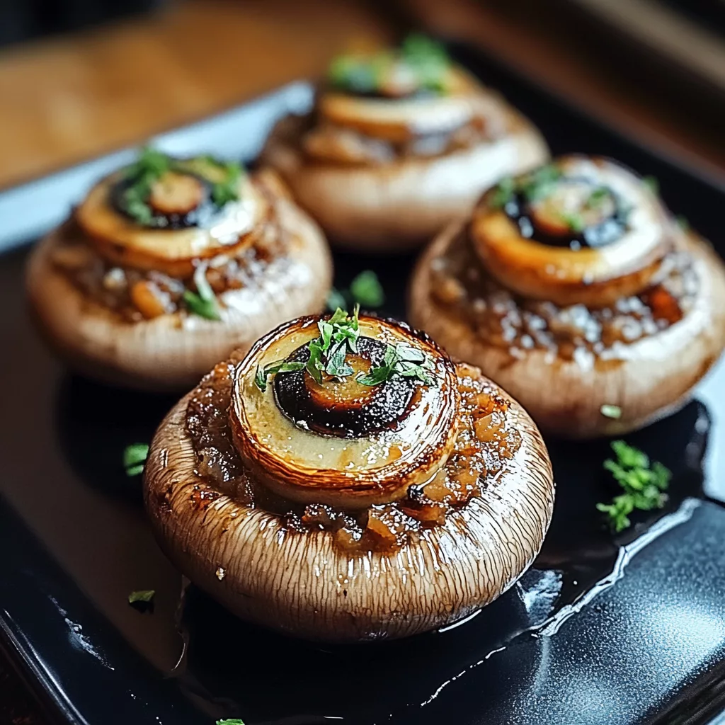 Stuffed Mushroom Eyeballs