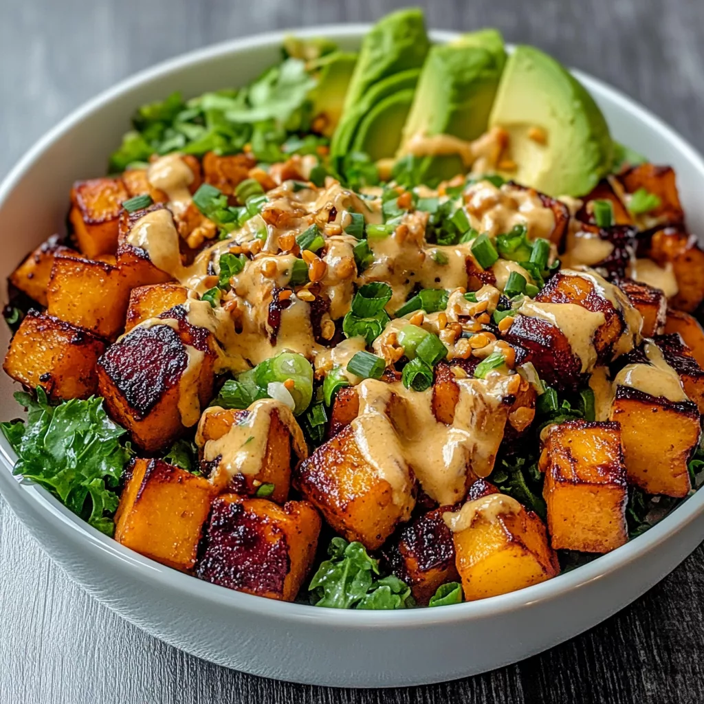 Thai Peanut Sweet Potato Buddha Bowl