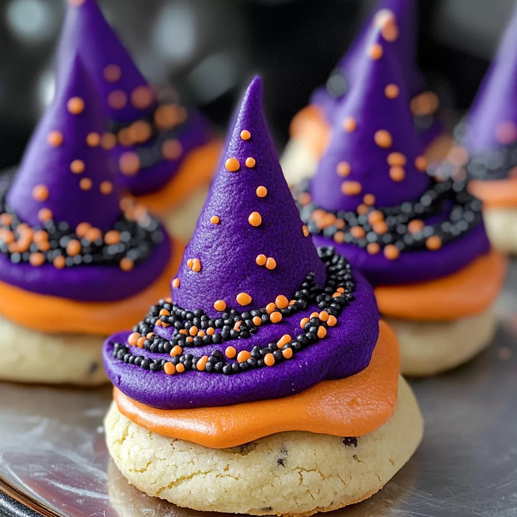 Witch Hat Halloween Cookies