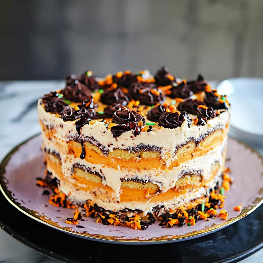 Halloween Icebox Cake