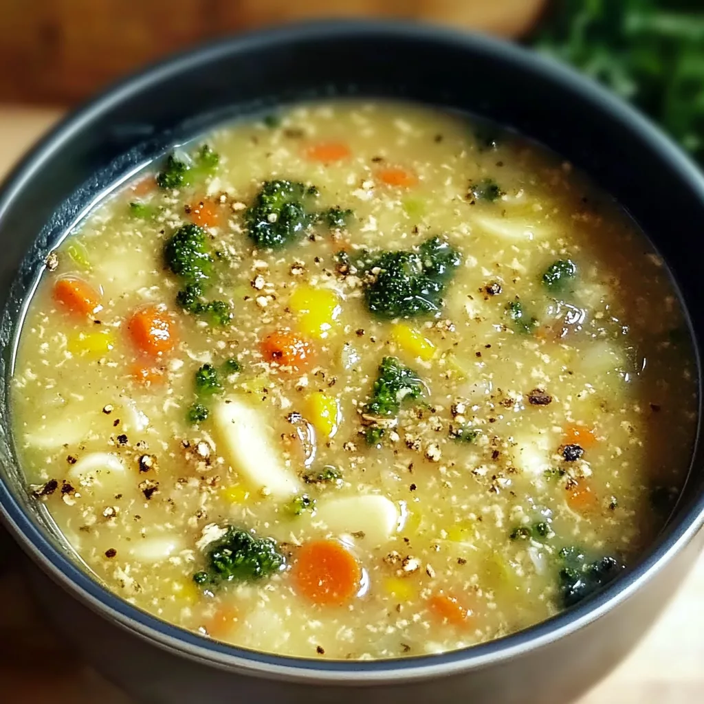 Healing Garlic Soup for Colds