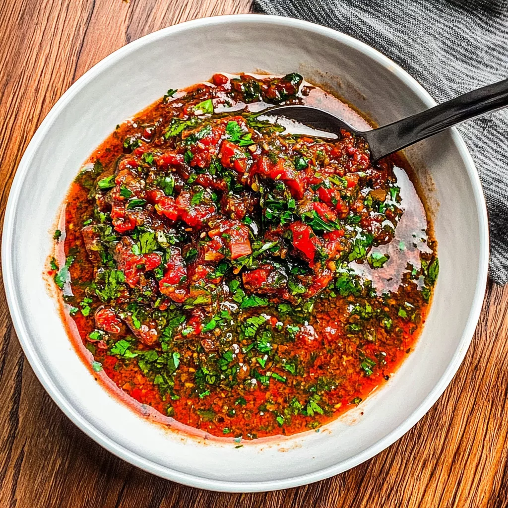 How To Make Red Chimichurri