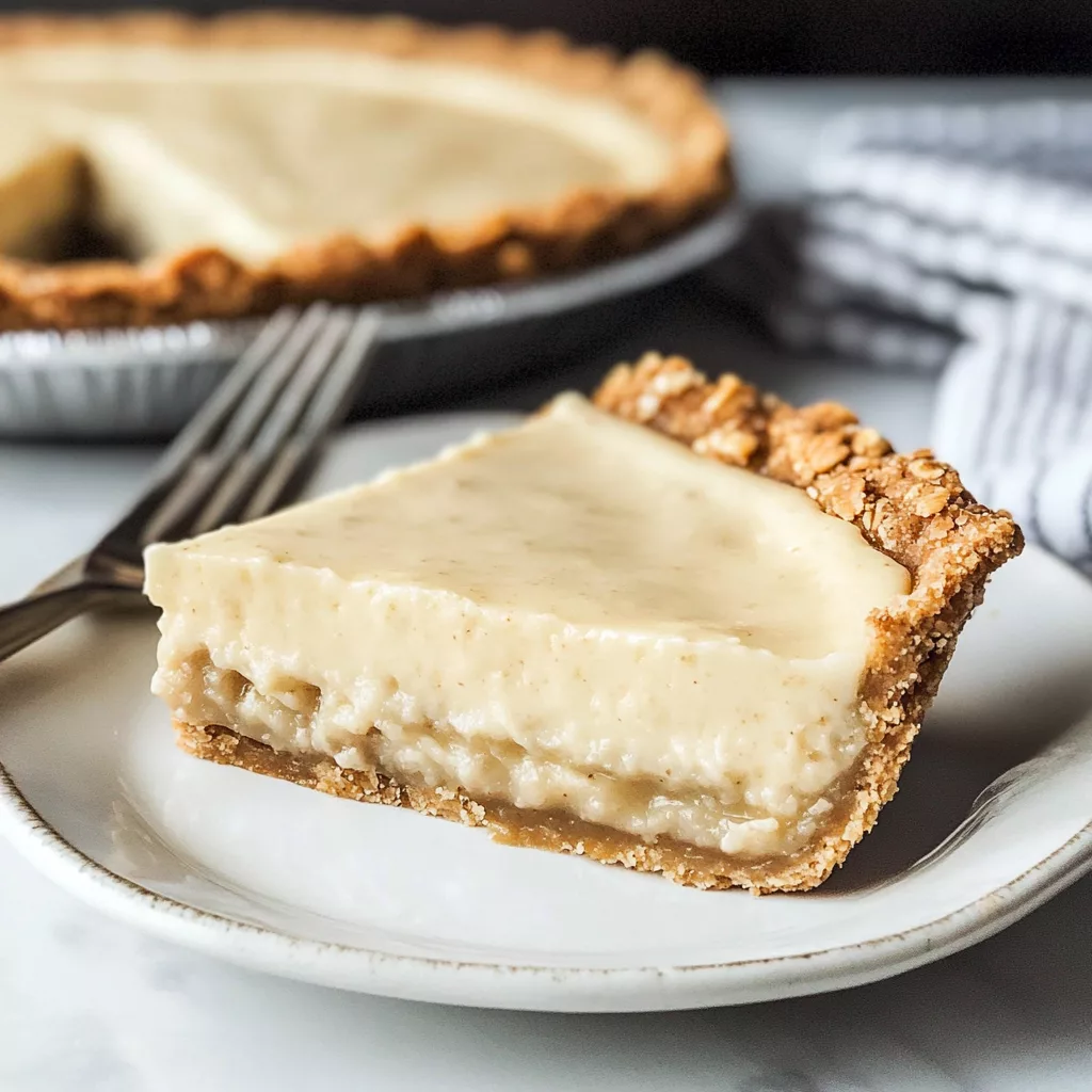 Oatmeal Pie Crust