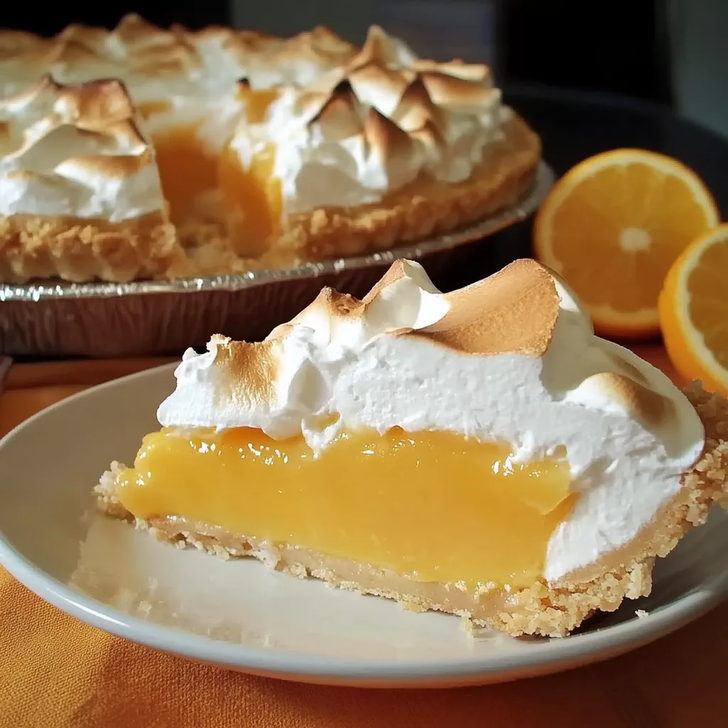 Orange Meringue Pie