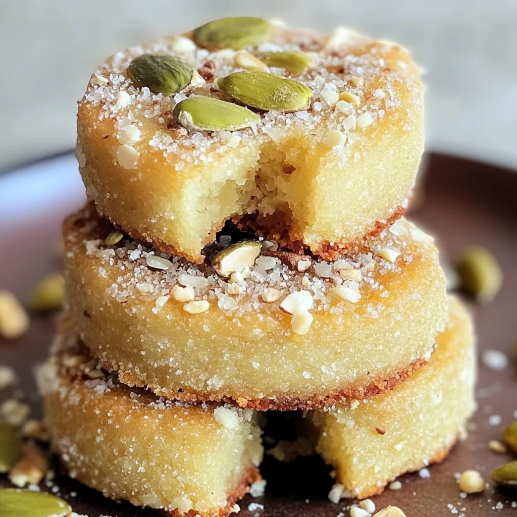 Salty Buttery Pistachio Cookies
