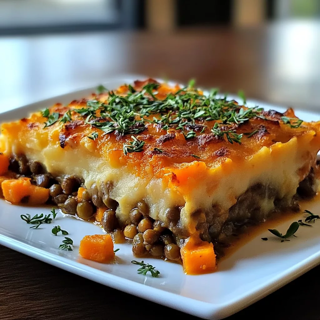 Sweet Potato & Lentil Shepherd’s Pie