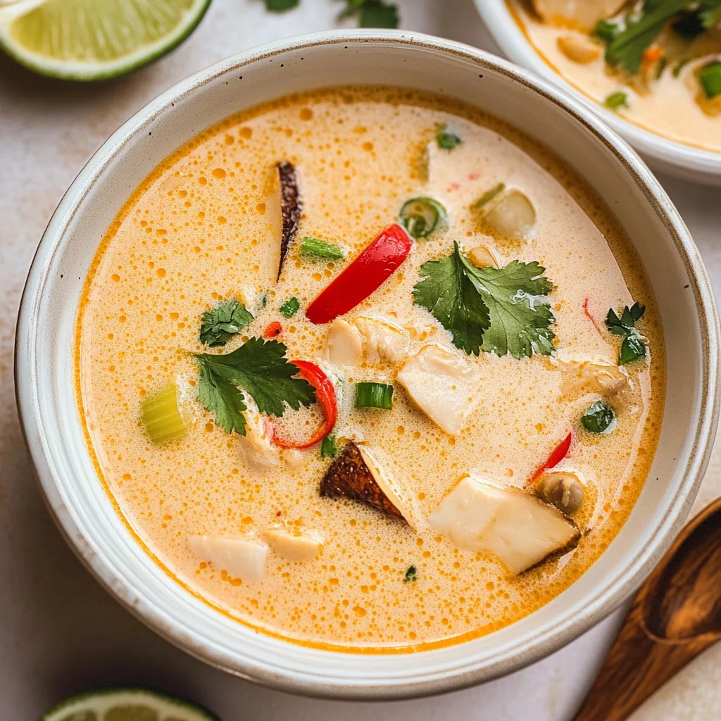 Amazing Thai Coconut Chicken Soup for a Delicious Experience