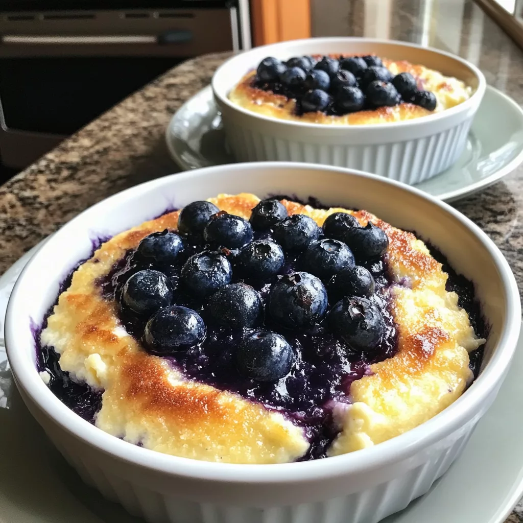 Baked Blueberry Cottage Cheese Bowls Recipe