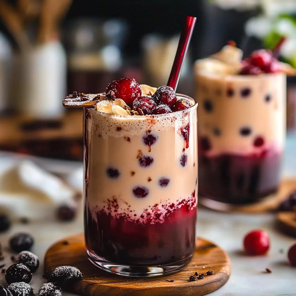 Cherry Earl Grey Milk Tea Recipe