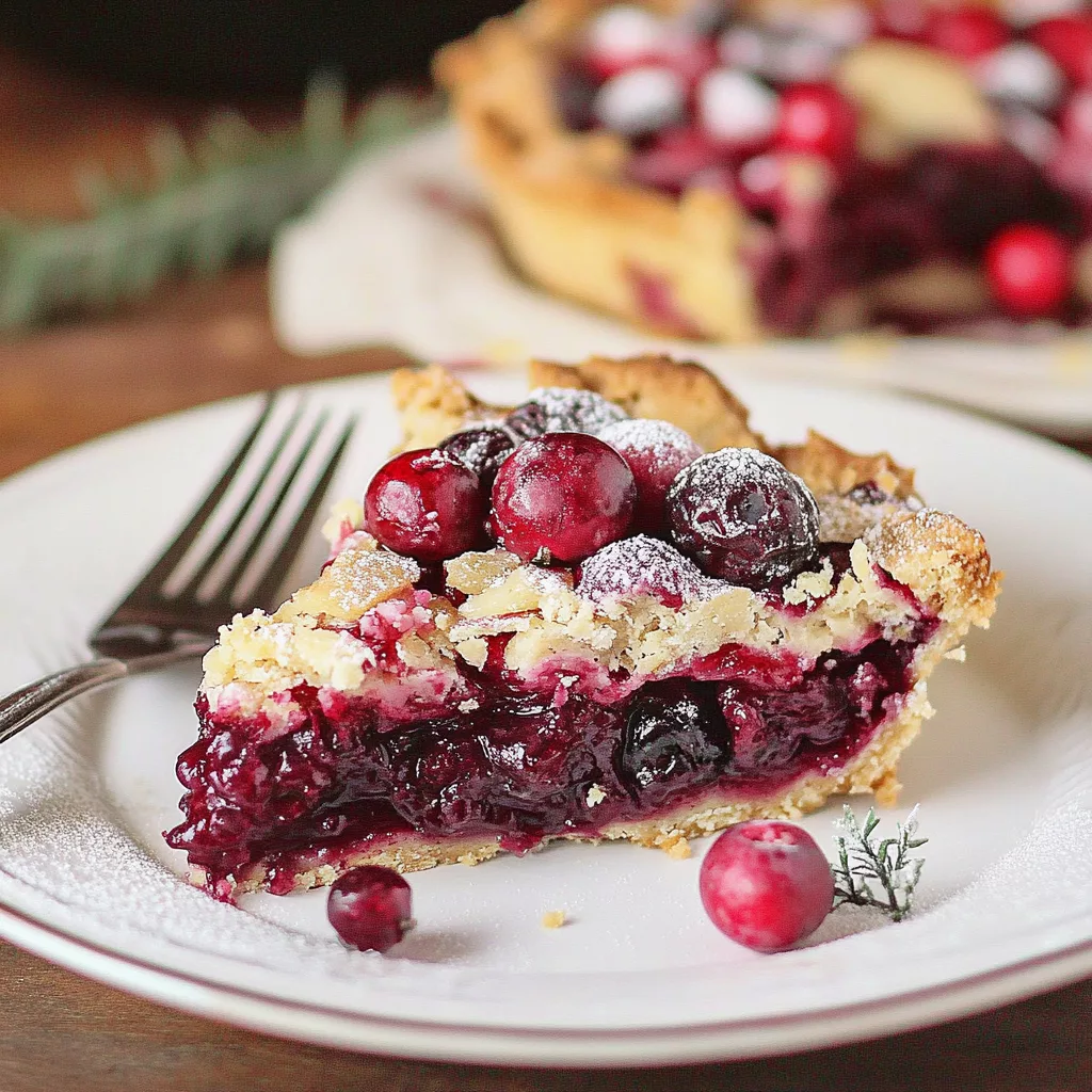 Nantucket Holiday Cranberry Pie Recipe