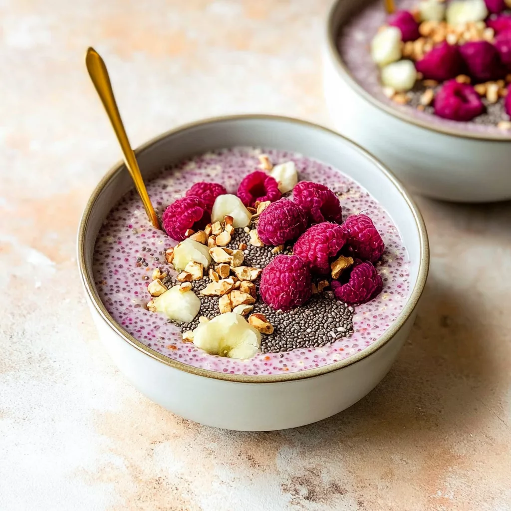 Rose Cardamom Chia Pudding Recipe