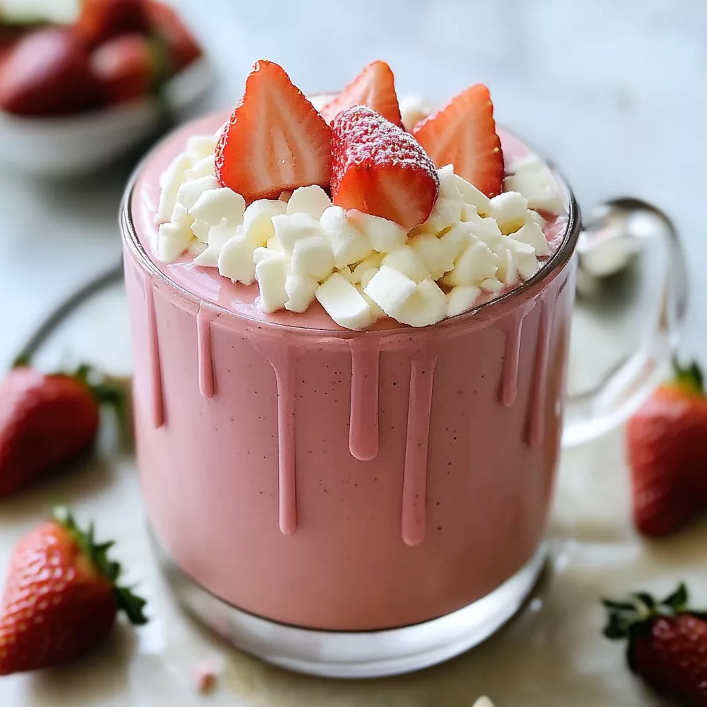 Strawberry Hot Chocolate Recipe