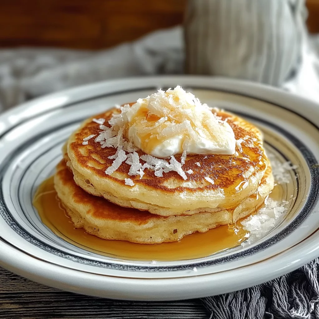 Coconut Cream Pancakes Recipe