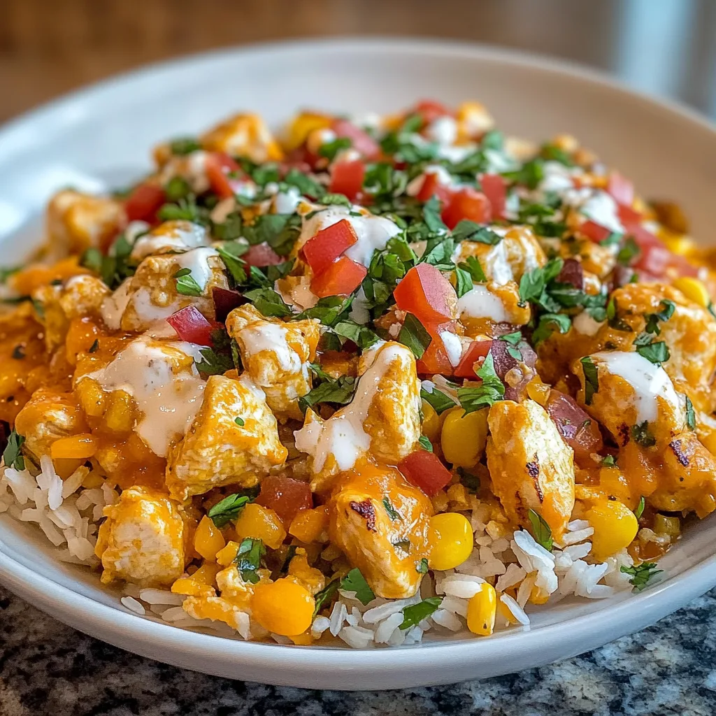 One-Pot Cheesy Southwest Chicken & Rice