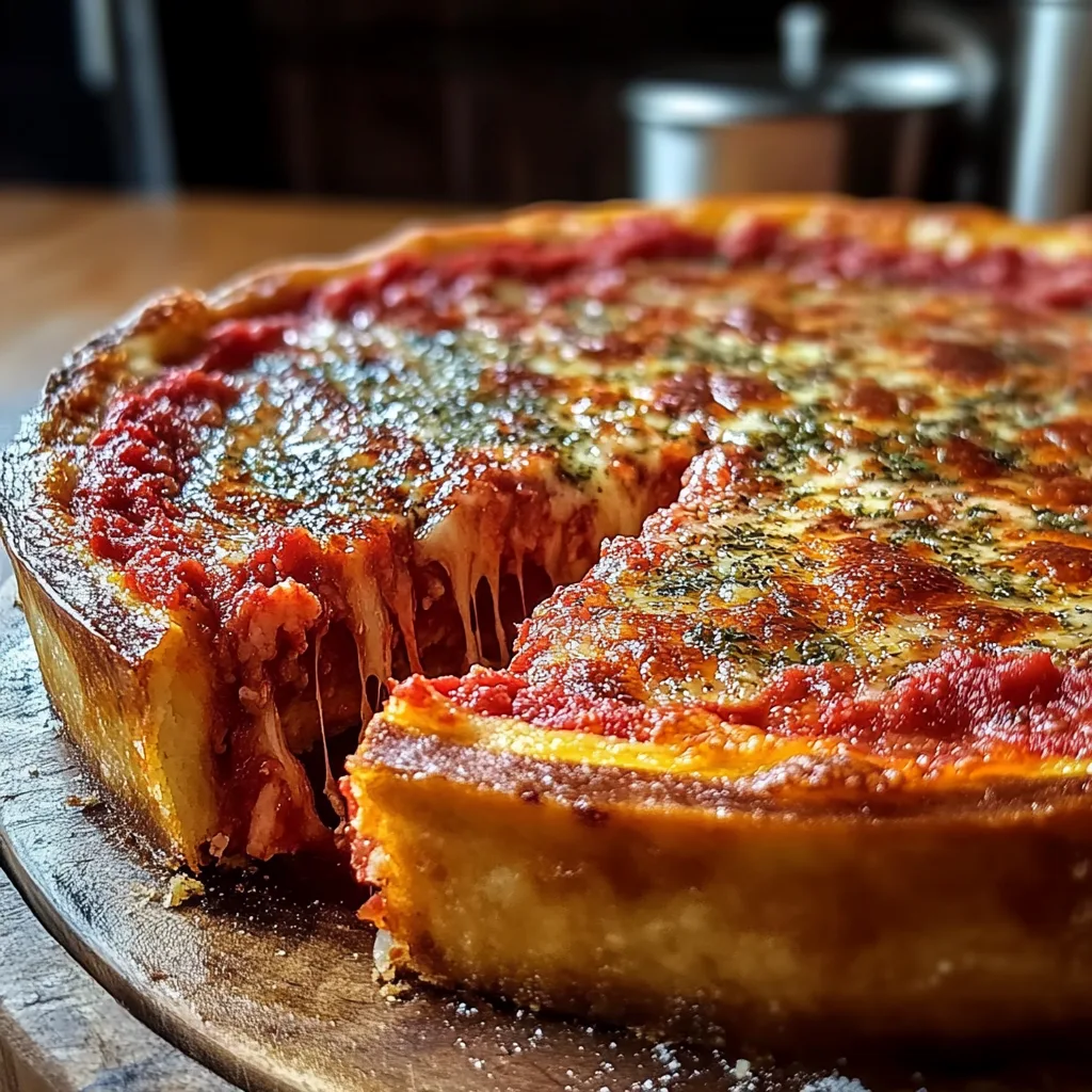 Ultimate Chicago Deep Dish Pizza
