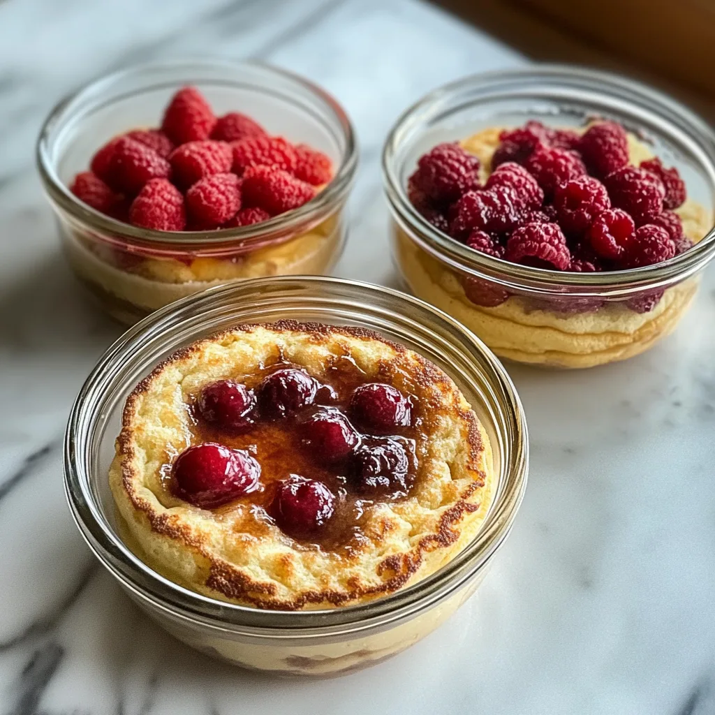 Baked Protein Pancake Bowls