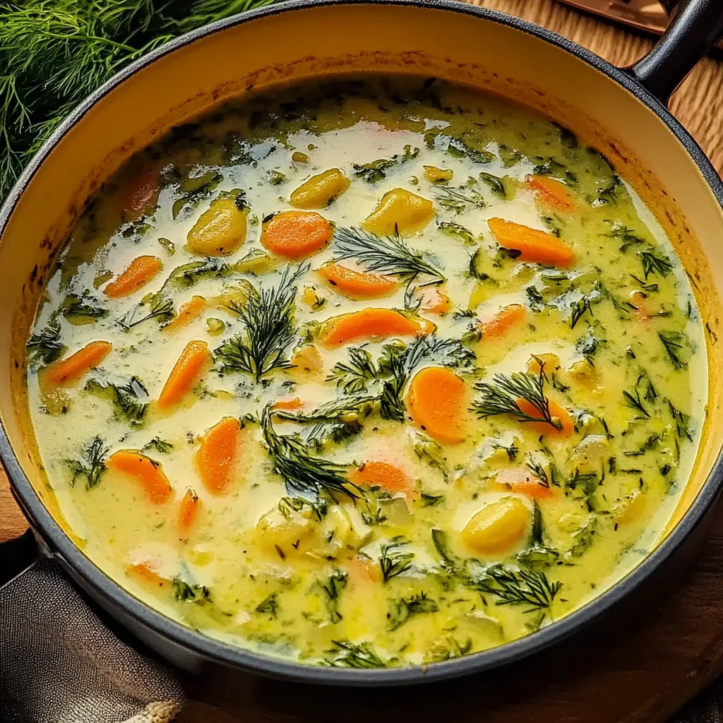 Easy Polish Dill Soup Delight Recipe