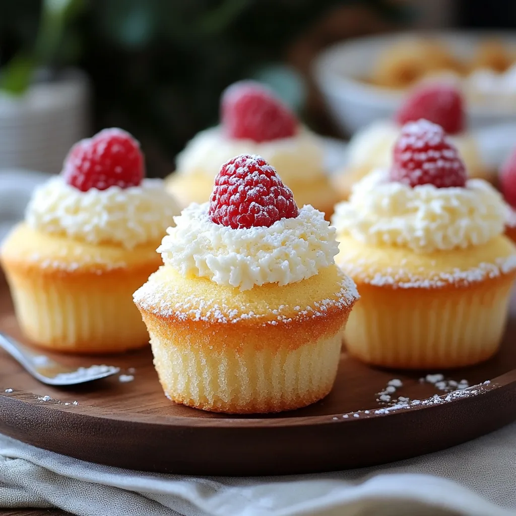 Fluffy Japanese Cotton Cheesecake Cupcakes