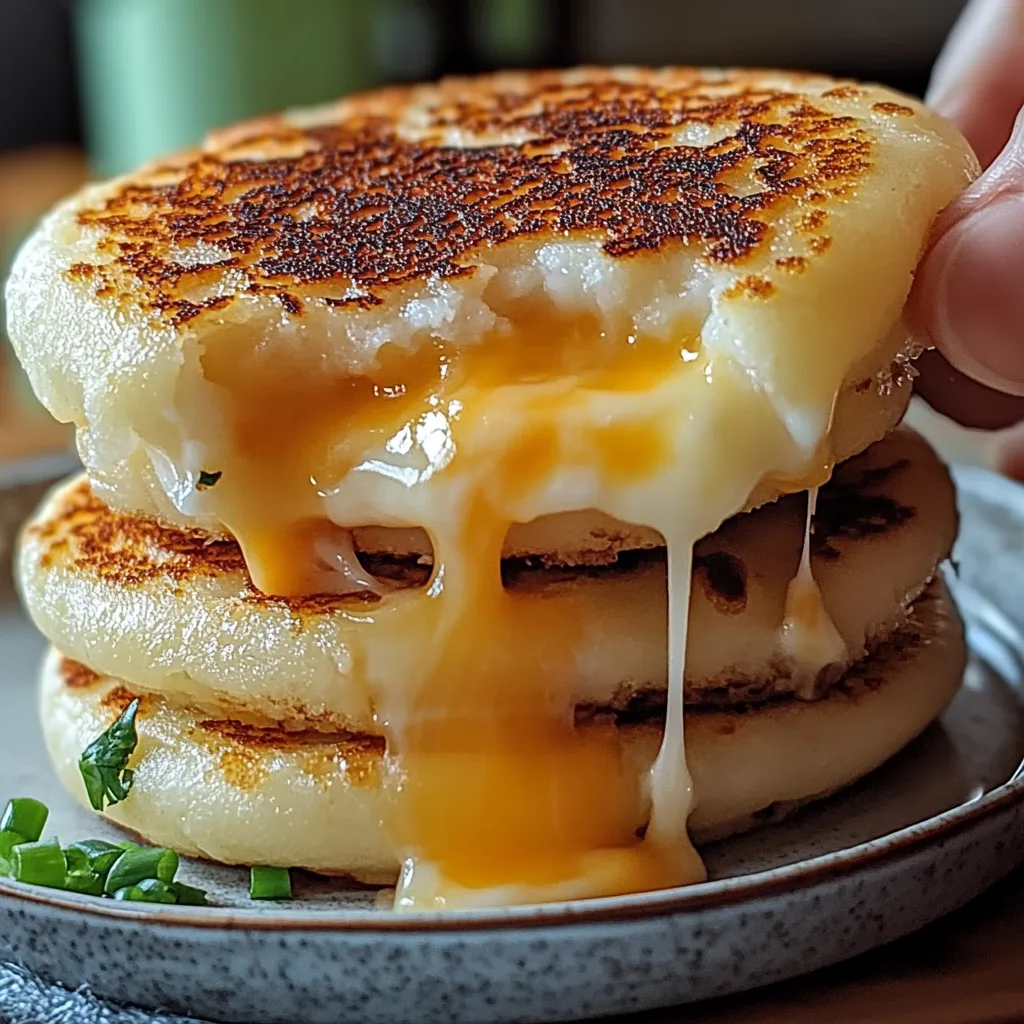 Irresistibly Cheesy Arepas Con Queso