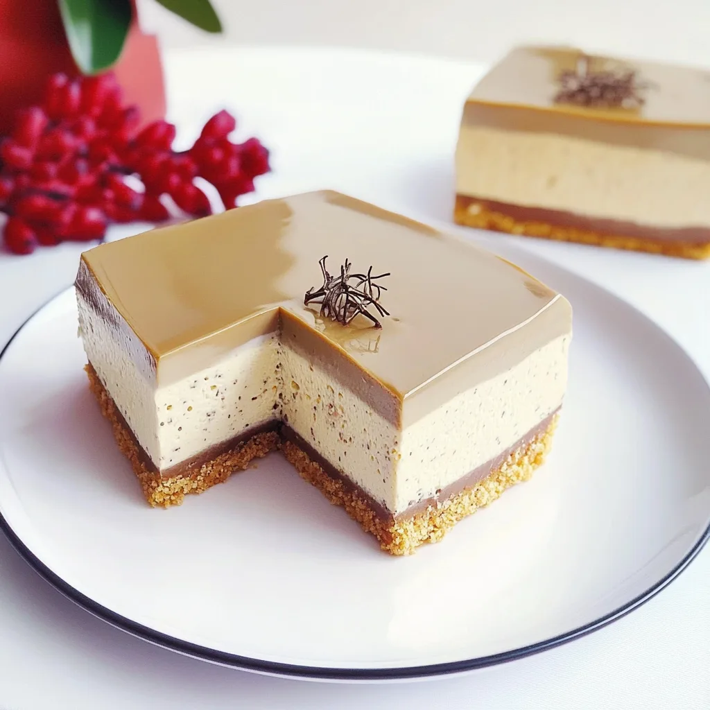 No-Bake Earl Grey Mousse Cheesecake