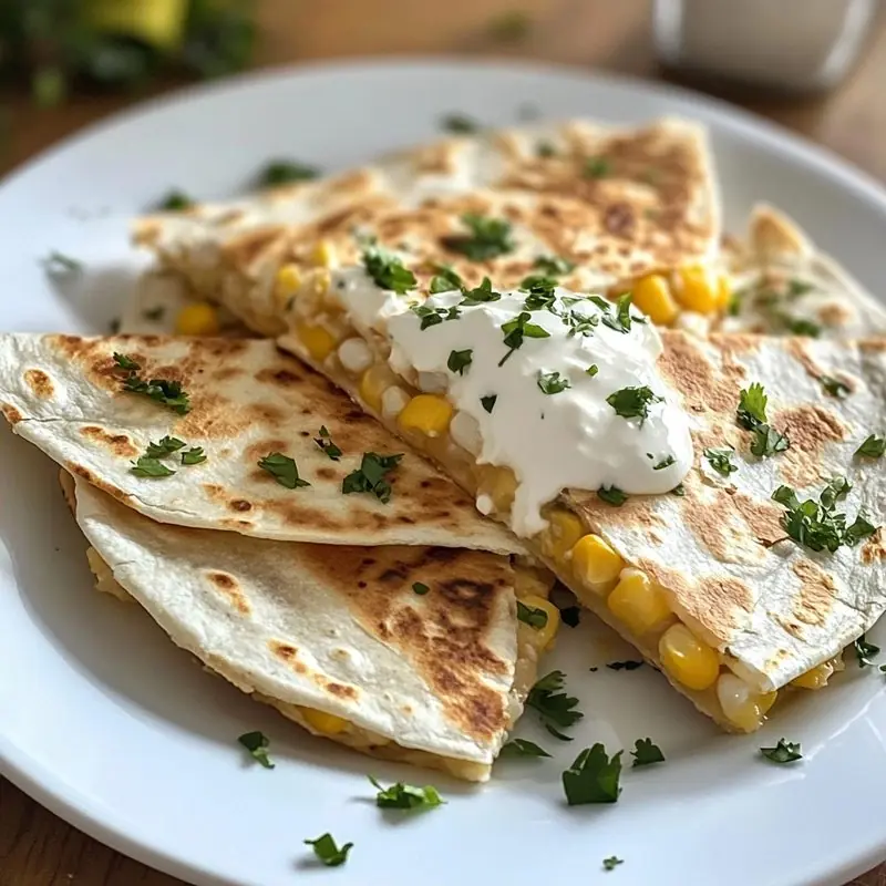 Cheesy Street Corn Quesadillas (Easy School Lunch Your Kids Will Actually Eat)