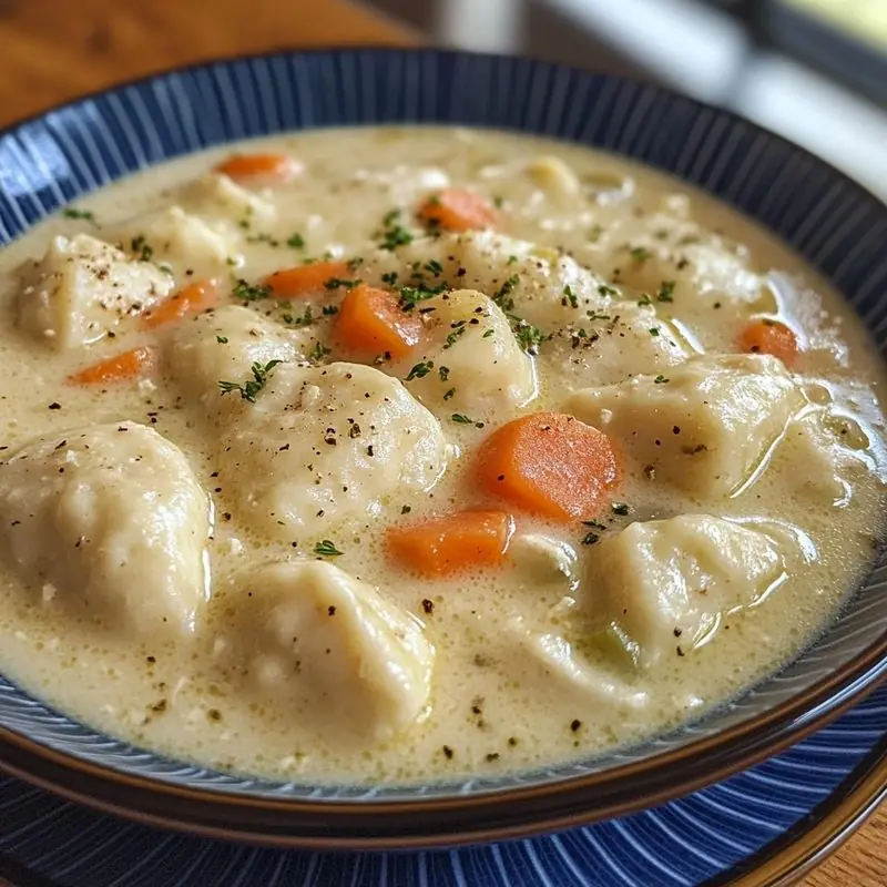Creamy Chicken and Dumpling Soup